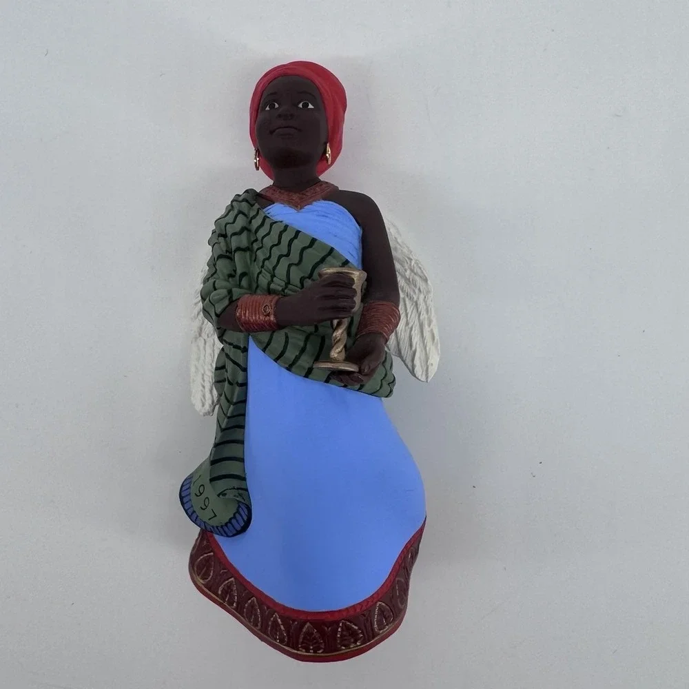 Hallmark Keepsake A Celebration of Angels 1997 #3 Kwanzaa Ornament QX6175 VTG